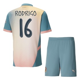 Goedkope Manchester City Rodrigo 16 Kids Vierde Tenue 2024-25